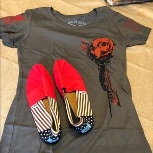 Grunt style shirt and patriotic toms